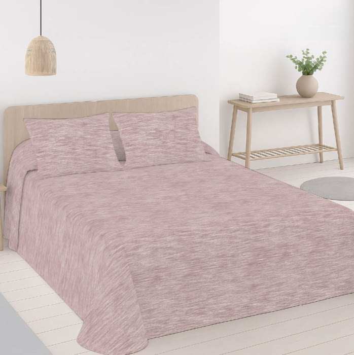 Colcha boutie rayas burdeos - 1