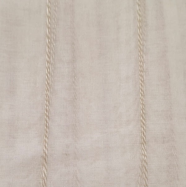 Visillo confeccionado beige cadeneta 140 x 260 - 1