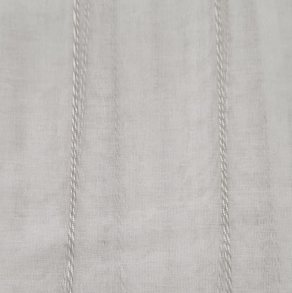 Visillo confeccionado blanco cadeneta 140 x 260 - 3