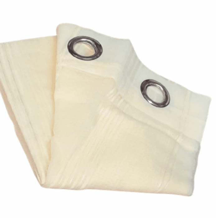 1 Visillo confeccionado vainilla rayitas 140 x 260 - 1