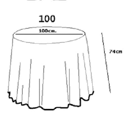 Faldillas salmón diámetro: 240 cm - 4