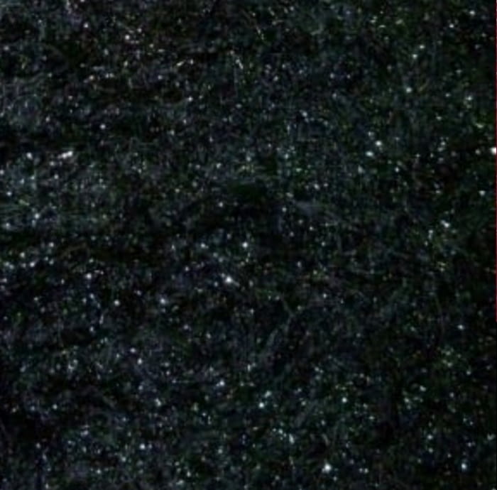 Colchas pelo brillo negro fibra plástica - 3