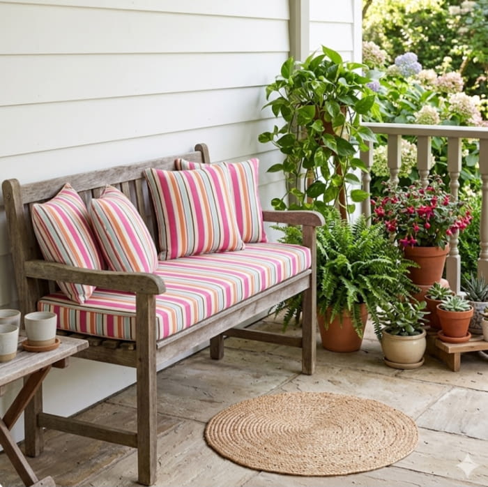 Tela half panamá rayas - 1