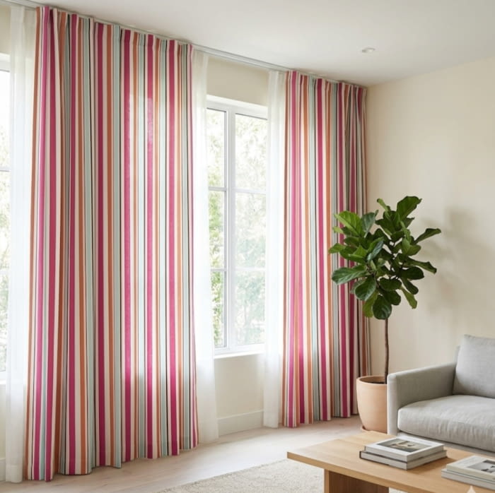 Tela half panamá rayas - 3