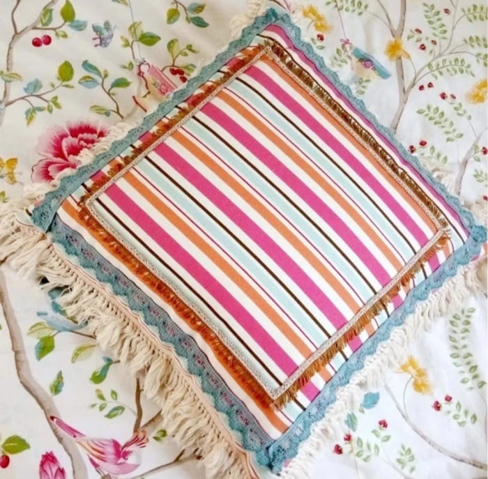 Tela half panamá rayas - 4