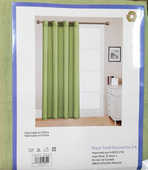 1 Visillos Leticia verde - 1