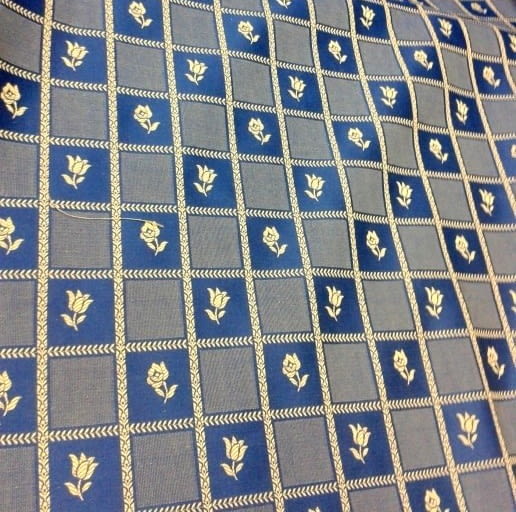 Tela Jacquard cuadros 280