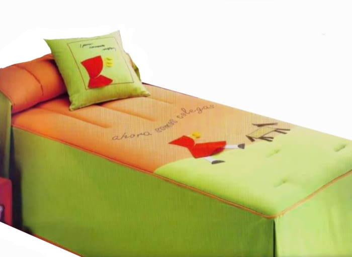 Colcha edredón  caperucita