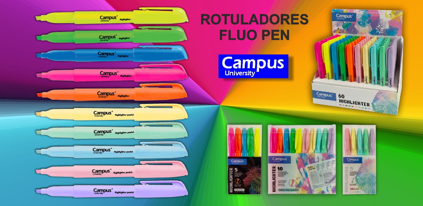 Rotuladore Campus Fluo Pen