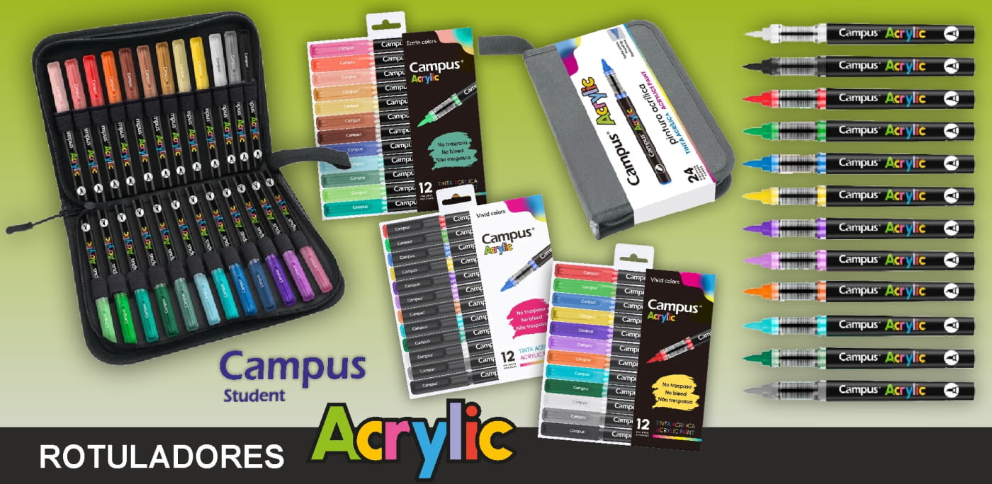 Rotuladores Campus Acrilyc 1