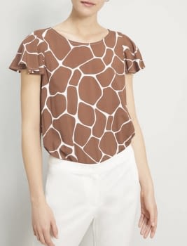 PENNYBLACK camisa sin manga estampado girafa - 1