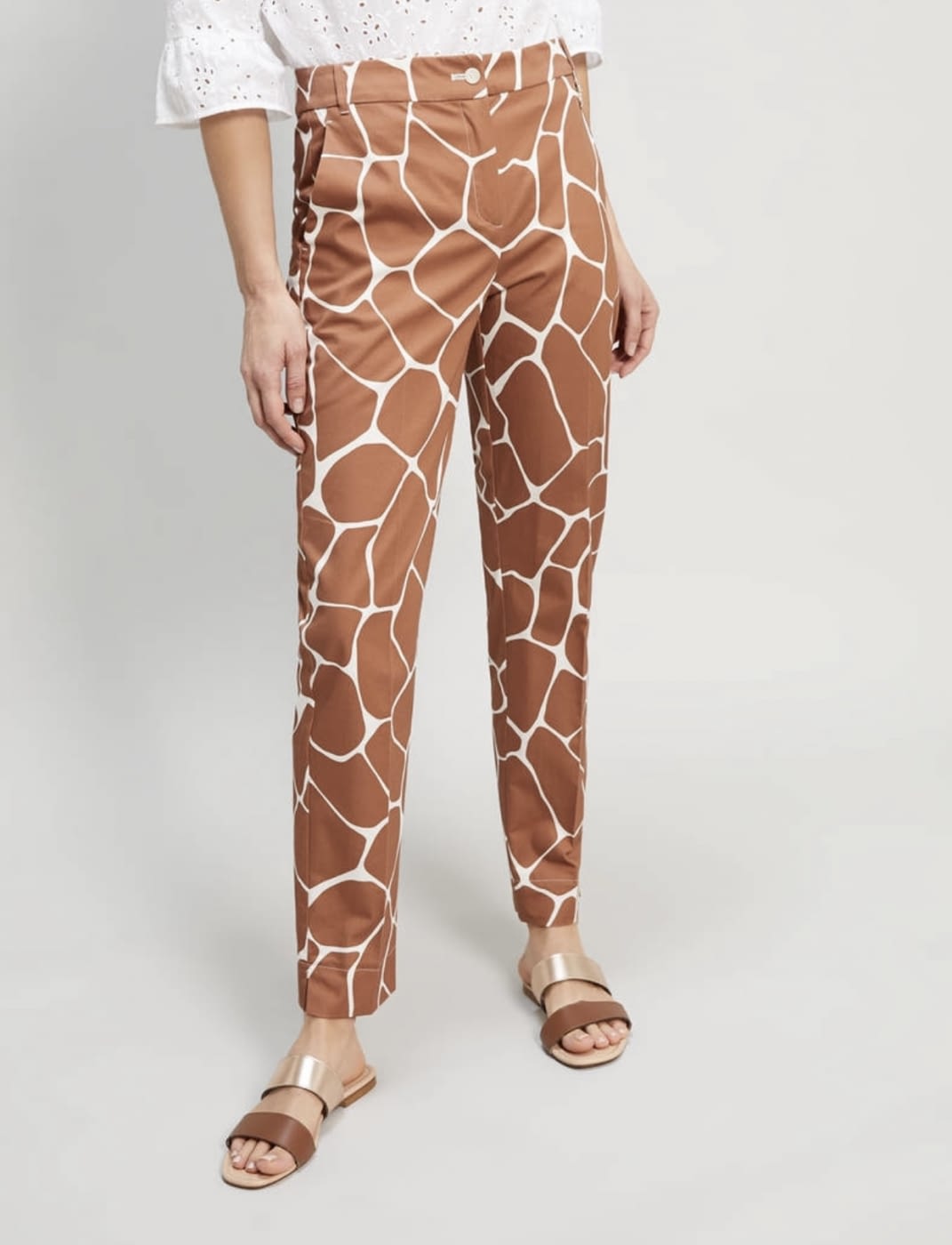 PENNYBLACK pantalón estampado girafa