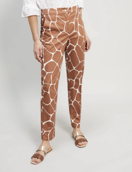 PENNYBLACK pantalón estampado girafa - 1