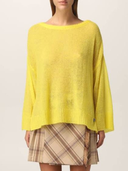 TWINSET ACTITUDE jersey color amarillo - 1