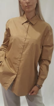 KOCCA camisa amplia color camel - 1