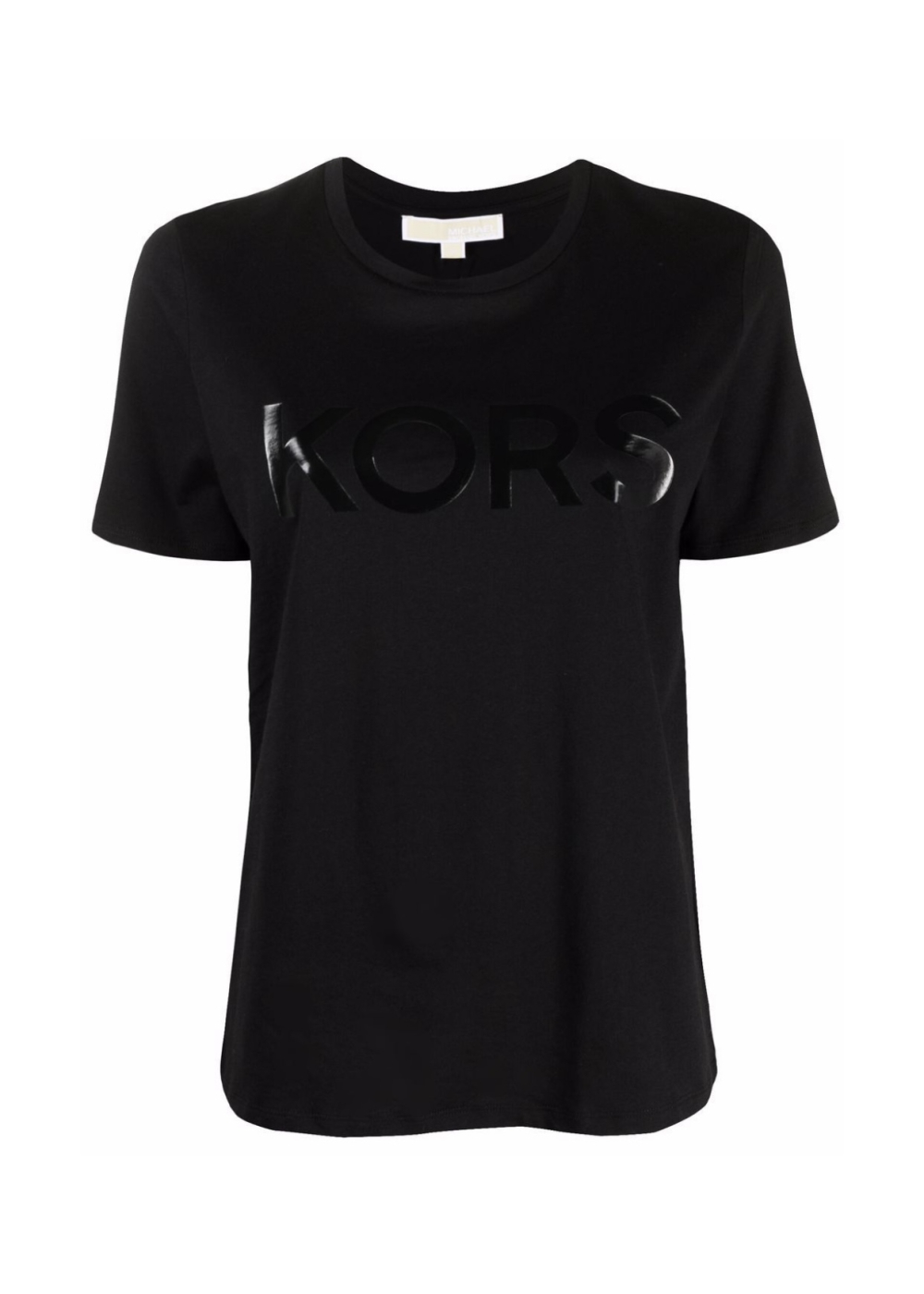 MICHAEL KORS camiseta manga corta negra con  logotipo