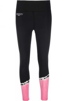DKNY leggins tye dye negro y rosa - 1