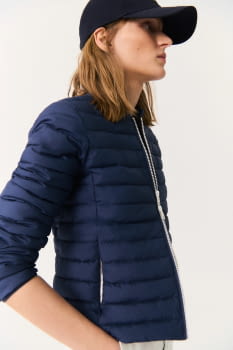 ECOALF chaqueta con cremallera color azul marino - 2