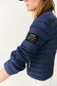 ECOALF chaqueta con cremallera color azul marino - 4