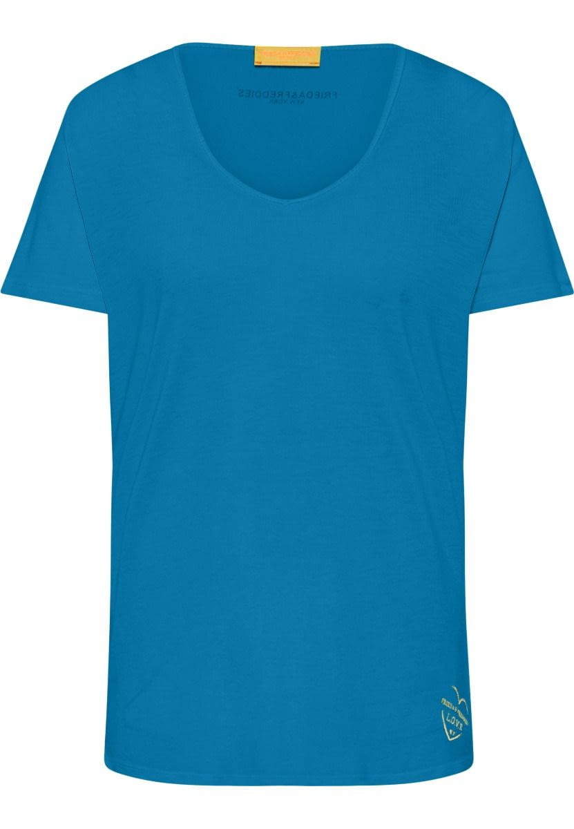 FRIEDA&FREDDIES camiseta manga corta azul tinta