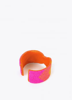 LOLA CASADEMUNT pulsera beads rosa - 4
