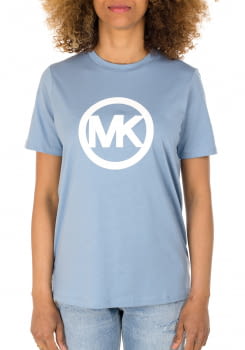 MICHAEL KORS camiseta manga corta azul cielo con logo - 1