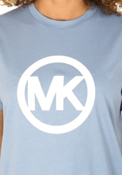 MICHAEL KORS camiseta manga corta azul cielo con logo - 3