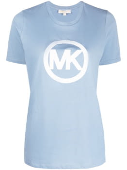 MICHAEL KORS camiseta manga corta azul cielo con logo - 4