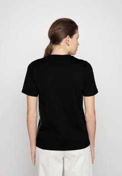 MICHAEL KORS camiseta negra manga corta con logo y strass lateral - 4