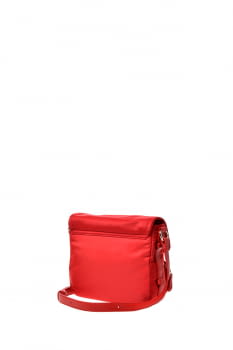 LOVE MOSCHINO bolso en nylon rojo con bolsillos - 3
