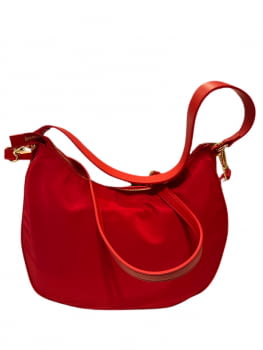 LOVE MOSCHINO bolso en nylon rojo con bolsillos   en forma de góndola - 4