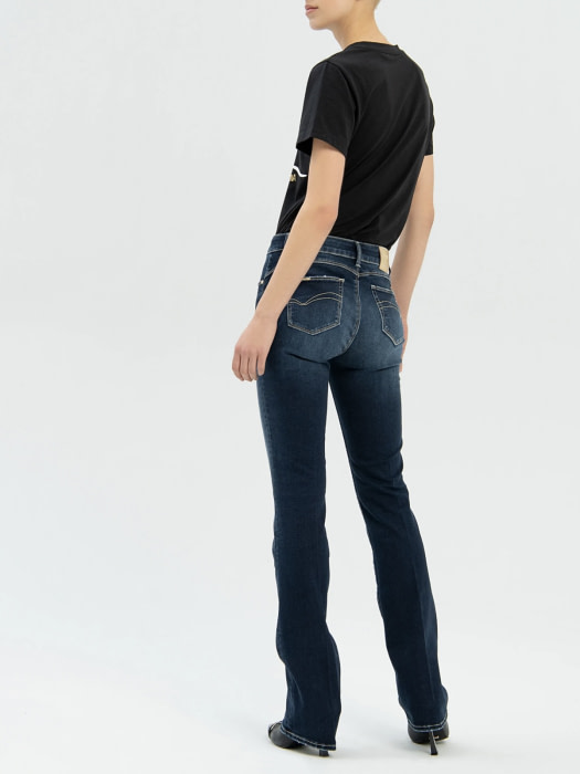 FRACOMINA jeans bootcut azul oscuro - 3