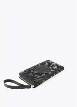 LOLA CASADEMUNT cartera con estampado de  camuflage negro - 2
