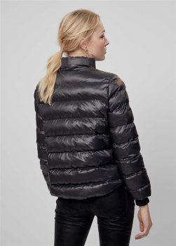 LOLA CASADEMUNT chaqueta acolchada color negro con fantasía de brillantitos - 3