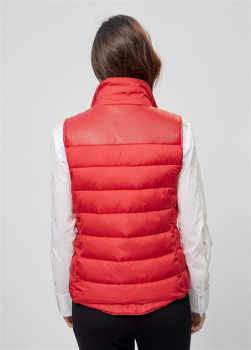 LOLA CASADEMUNT chaleco color rojo con logotipo en el cuello - 3