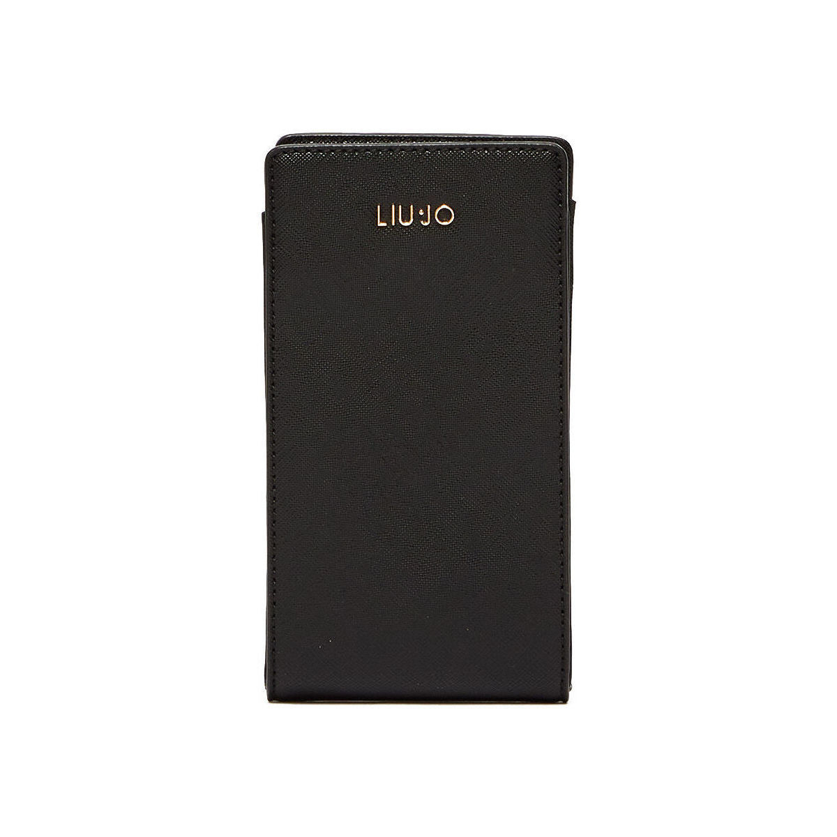 LIU·JO bolso portamóbil en saffiano color negro