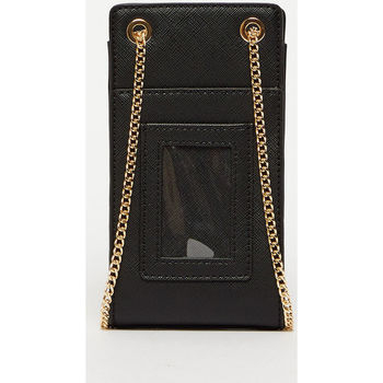 LIU·JO bolso portamóbil en saffiano color negro - 3