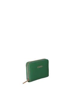 LIU·JO cartera pequeña con cremallera color verde - 3