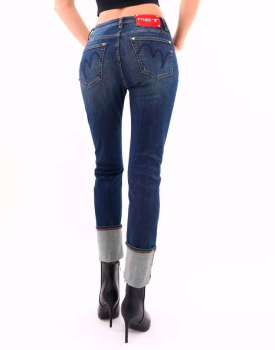 MET jeans azul con dobladillo - 3