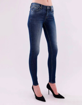 MET  jeans pitillo en color azul - 3