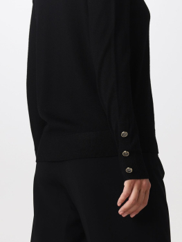 MICHAEL KORS jersey cuello redondo color negro con botones en la manga - 3
