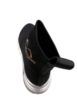 LOVE MOSCHINO bota calcetín color negro - 3