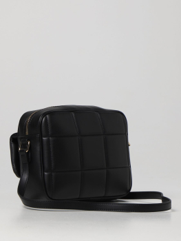 LOVE MOSCHINO bolso pequeño acolchado color negro con  chapa en oro - 2