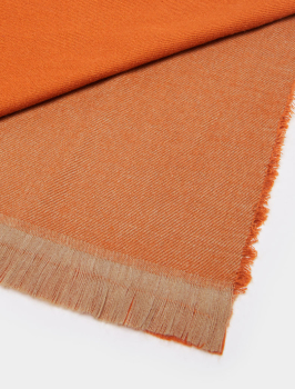 PENNYBLACK foulard cuadros naranja y marrón - 3