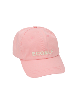 ECOALF gorra  color rosa con logo