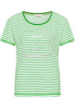 FRIEDA&FREDDIES camiseta rayas blanco y verde