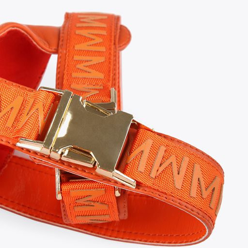 MAITE sandalia en tacón color naranja - 6