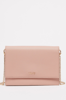 LIU·JO bolso en saffiano con cadena en oro color oro rosa