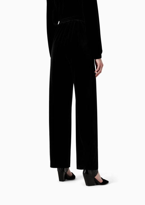 EMPORIO ARMANI pantalón terciopelo color negro - 6