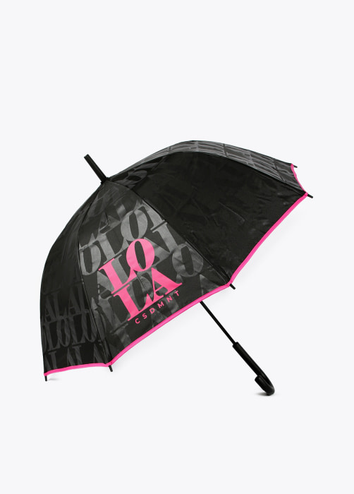 LOLA CASADEMUNT paraguas grande negro - 1